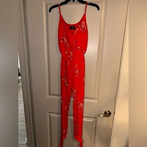 Red jumpsuit